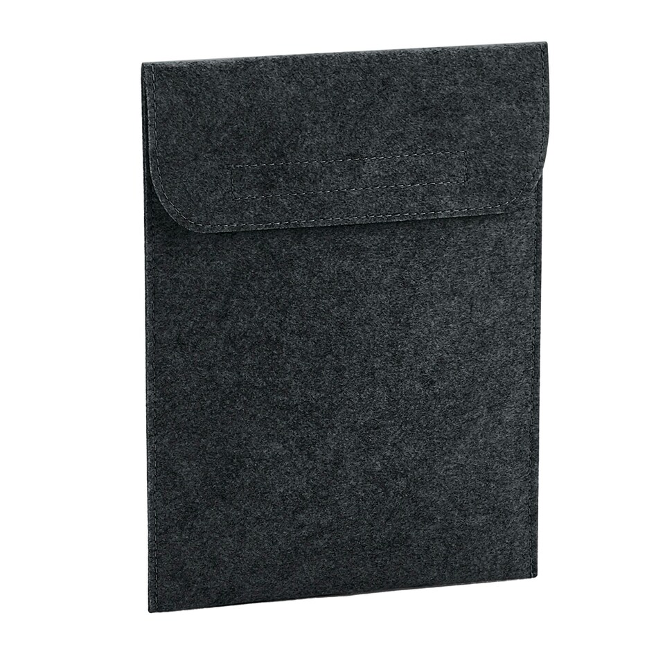Bagbase Felt Tablet Sleeve - Charcoal Melange - One Size
