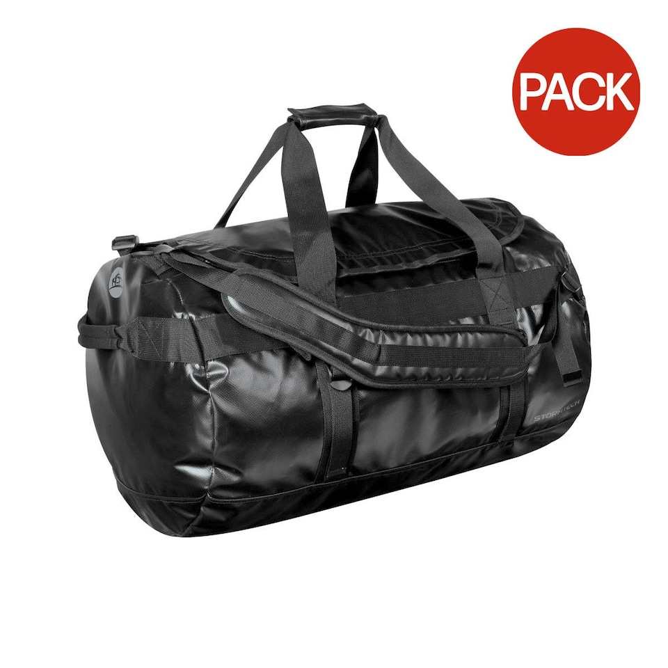 image 1 of Stormtech Waterproof Gear Holdall Bag (Medium) (Pack of 2) - Black/Black - One Size