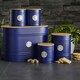 image 2 of Navy Scandinavian 5 Piece Kitchen Canister Set
