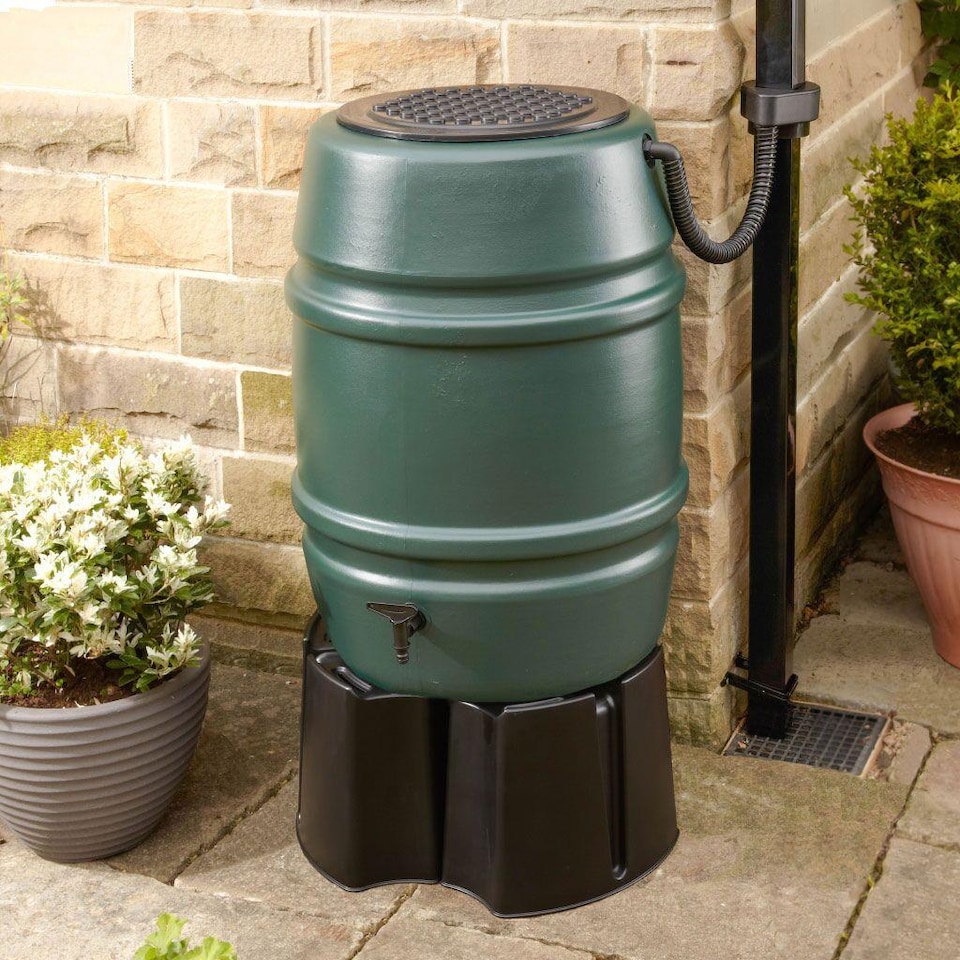 image 1 of Harcostar 168 Litre Green Water Butt Kit | Green | Dark Green | 168 Litre | 1
