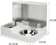 image 6 of 2 in1 Feeder Food Water Dispenser Bowl Automatic Dog Cat Bottle Pet Self Feeding | Multi