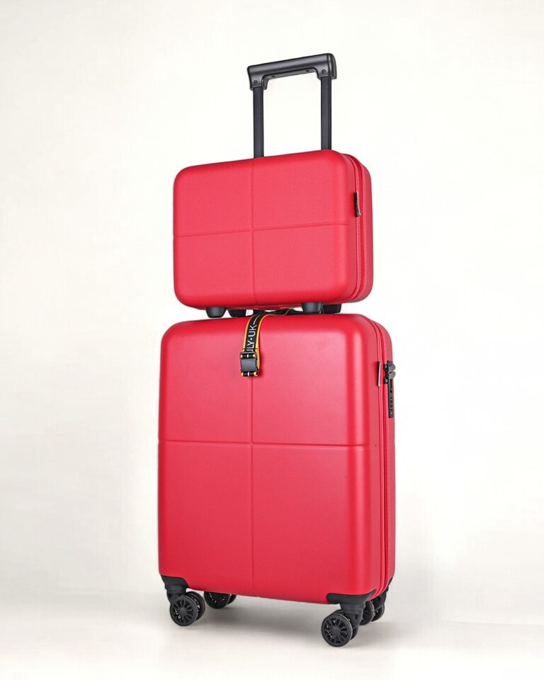 image 1 of Premium 100% Makrolon PC 2 PCS Suitcase Set | Vanity + Cabin Luggage