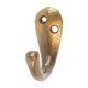 image 1 of Hammer & Tongs Single Robe Hook - W20mm x H45mm - Brass
