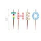 image 3 of Name Birthday Cake Candle Set - Theo