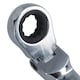 image 3 of 12mm Stubby Flexi Ratchet Combination Spanner Metric Wrench 72 Teeth SPN17