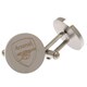 image 1 of Arsenal FC Round Stainless Steel Cufflinks - Silver - One Size