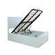 image 2 of Dawson White Wooden Ottoman Bed And Neptune Spring Mattress Double N/A