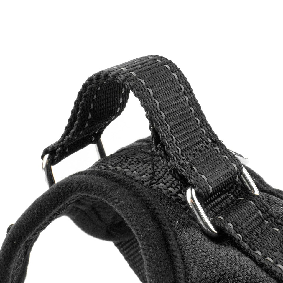 image 1 of KCT Extra Small Black Padded Dog Harness Black | XS