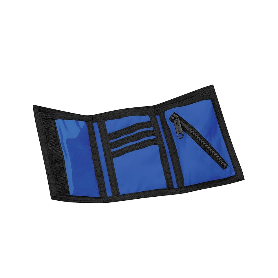 image 1 of Bagbase Knitted Ripper Wallet - Bright Royal Blue - One Size