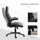 image 6 of Vinsetto High Back Office Chair Adjustable Height Swivel Chair w/ Tilt Function
