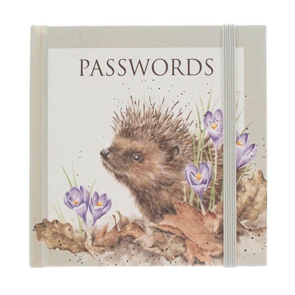 image 1 of Wrendale Designs Hedgehog Password Notebook