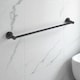 image 3 of Showerdrape Modernity Black Stainless Steel Wall Mounted 7 Piece Bathroom Accessory Set | Multi | 1