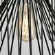 image 1 of ValueLights Modern Black Non Electric Metal Wire Design Cylinder Shaped Light Pendant Shade