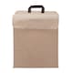 image 1 of Living and Home Foldable Medium Laundry Hamper | Cream