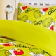 image 3 of OHS Xmas Grinch Bedding Set Novelty Duvet Cover with Pillowcase | Green | Single