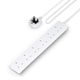 image 1 of GEEPAS 6 Gang Extension Lead, 2M Cable