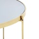 image 3 of Allure Black Mirror Low Side Table Black