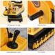 image 2 of HOMCOM Ride On Excavator Toy Tractors Digger Movable Walker Construction Truck