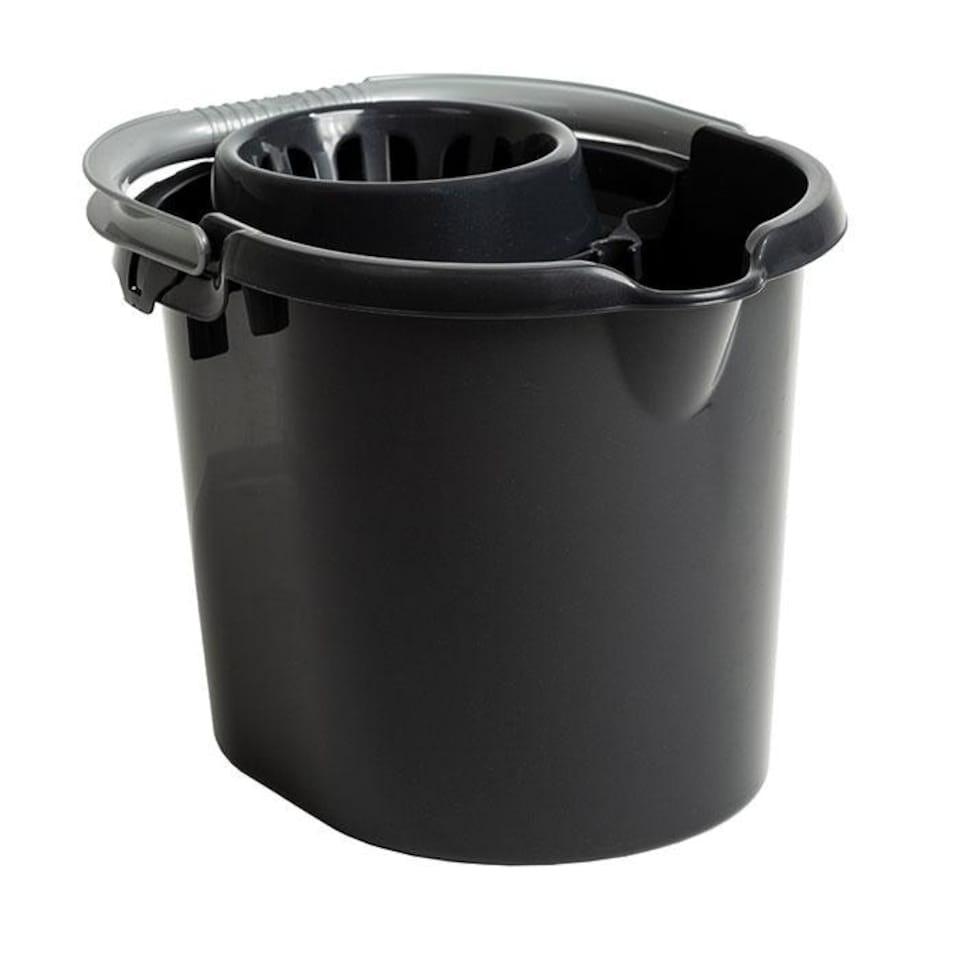 Casa 16L Mop Bucket Midnight Black - One Colour - One Size