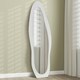image 6 of HOMCOM Irregular Full Length Mirror with Velvet Frame 160 x 50cm White
