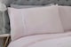 image 3 of Clarissa Stripped Polycotton Duvet Cover Set with Pillowcase | Pink | Super King | 1