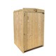 image 1 of Pressure Treated Premium Single Bin Store - Timber - L80 x W72 x H117 cm - Brown Brown