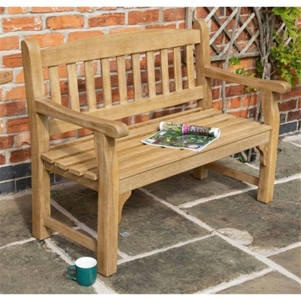 image 1 of 2 Seater Heavy Duty Wooden Bench (4ft x 3ft)