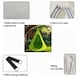 image 3 of Butterfly-shaped Leisure Hanging Chair | Green | Green