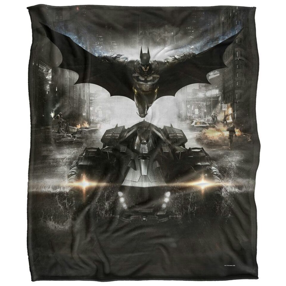 image 1 of Batman Arkham Knight Batmobile Blanket - Multicoloured - One Size