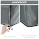image 7 of Outsunny 200x73x35cm Rectangular Furniture Cover for Rattan Lounge UV Protection Grey