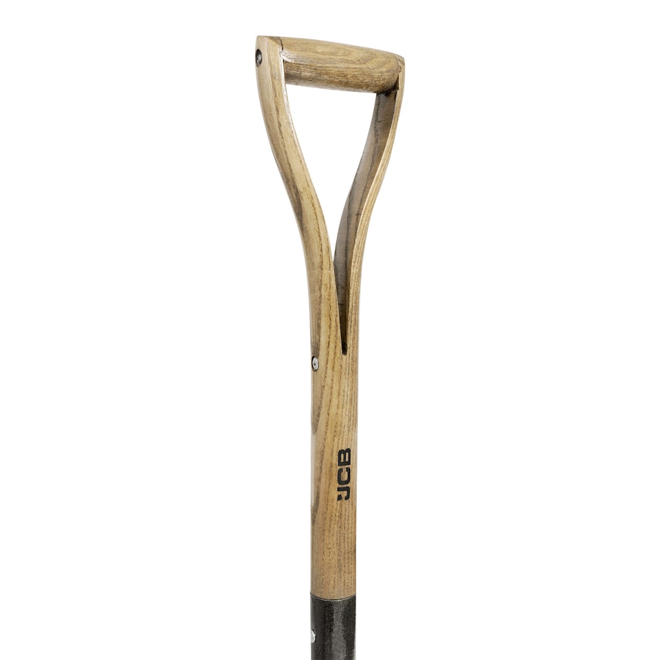 image 1 of JCB 120 x 250mm Heritage Garden Spade, Heavy-Duty Steel Blade, Ash Wood Split YD Handle