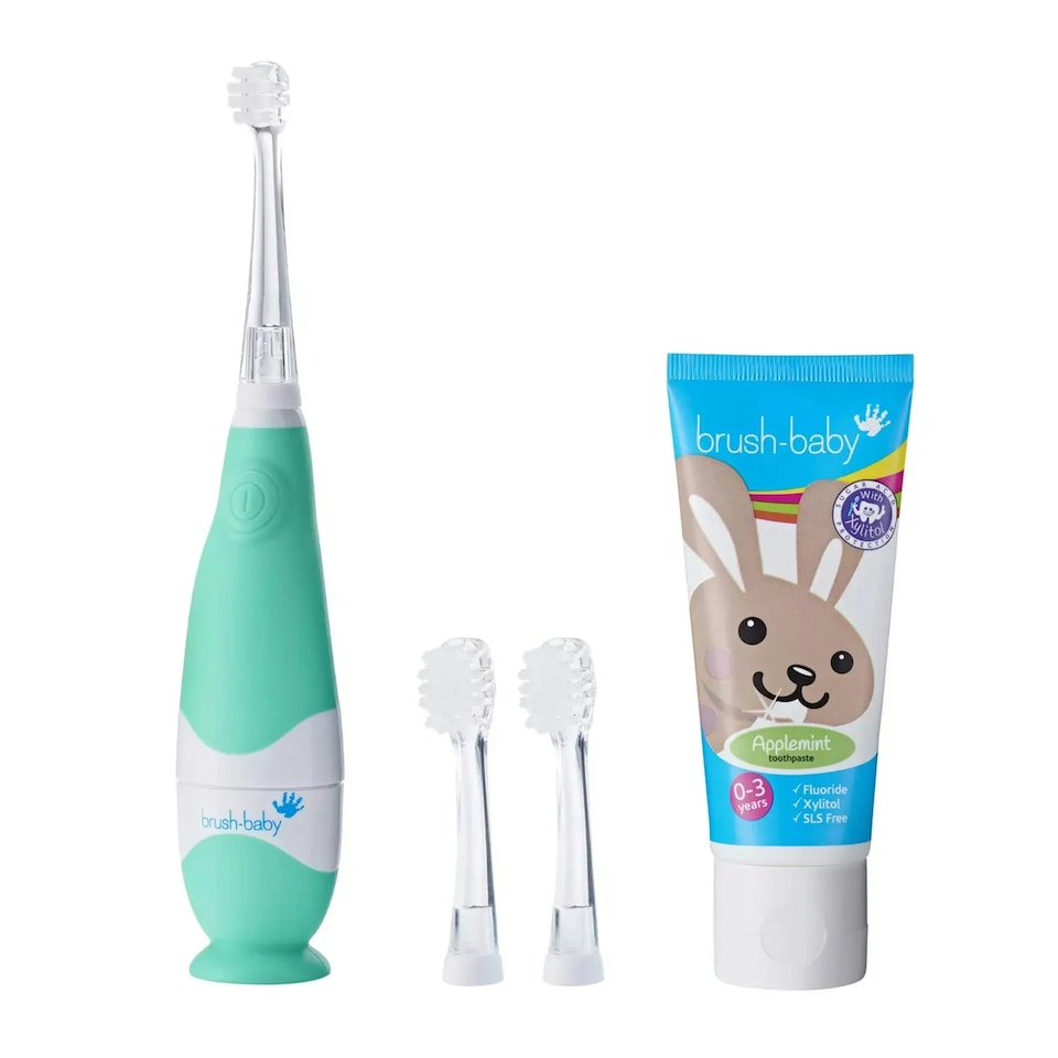 image 1 of Brush Baby BabySonic® Toddler First Electric Toothbrush Gift Set