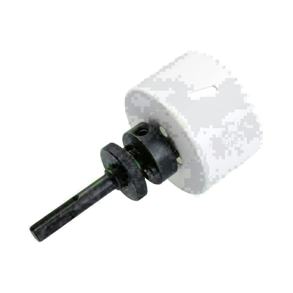 image 1 of Metric 73mm HSS Hole Saw Holesaw Bi-Metal Cutter with SDS Plus Arbor Adaptor