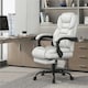 image 2 of Yaheetech Height-Adjustable Computer Chair White