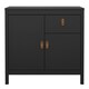image 2 of Barcelona Sideboard 2 Doors 1 Drawer in Matt Black