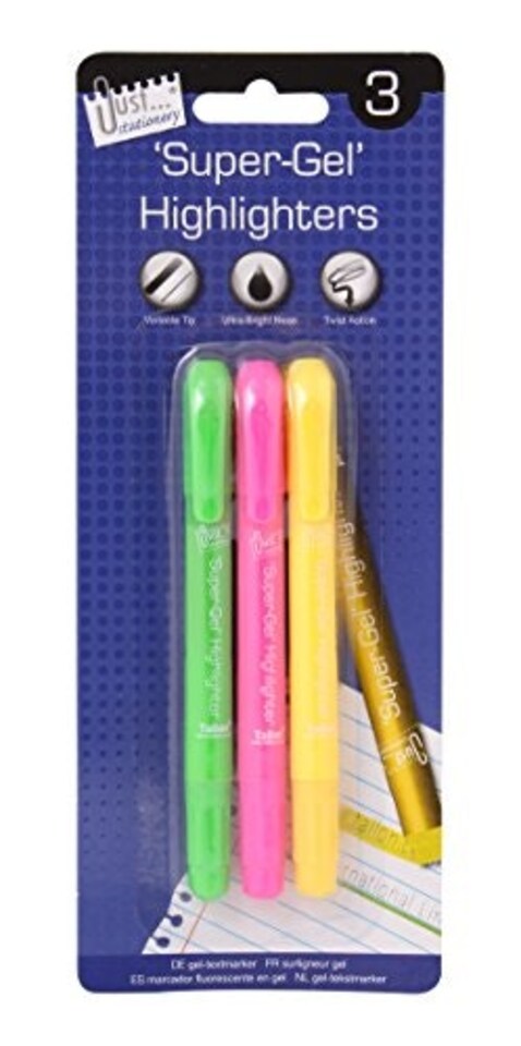 image 1 of Pack of 3 Super Gel Highlighters