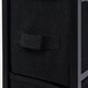 image 10 of OHS Brooklyn 4 Narrow Drawer Home Storage Fabric Display Cabinet - Black Black