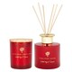 image 1 of Nicola Spring Scented Candle & Reed Diffuser Set - 130g - Wild Fig & Cassis | Red | Red