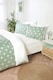 image 4 of Northern Stars Microfibre Complete Duvet Set with Pillowcase and Fitted Sheet | Green | Double | 1