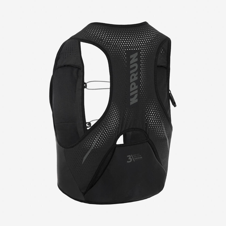 image 1 of Decathlon Unisex running competition hydration gilet - Kiprun race 900 3L - black