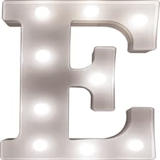 St Helens Battery Operated 3D LED Letter E Light