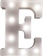 image 1 of St Helens Battery Operated 3D LED Letter E Light