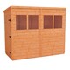 image 2 of 8 x 4 (2.38m x 1.15m) Wooden Tongue and Groove PENT Shed - Single Door (12mm T&G Floor and Roof) (8ft x 4ft) (8x4)
