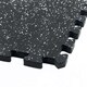 image 2 of 14mm Interlocking Rubber Topped EVA Foam Floor Mats - 62cm x 62cm | Black | Pack of 9