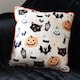 image 4 of Spooky Cat & Pumpkin Cushion