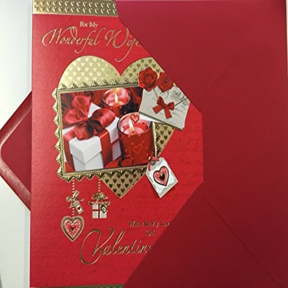 image 1 of Wishing Well - For My Wonderful Wife - Card Valentine's Day