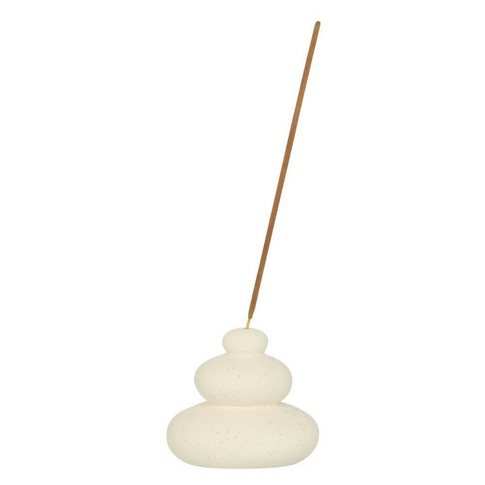 image 1 of Something Different Wave Incense Stick Holder - Cream - One Size