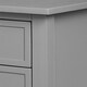 image 2 of Franklin End Table with 2 Drawers Grey Grey | Grey
