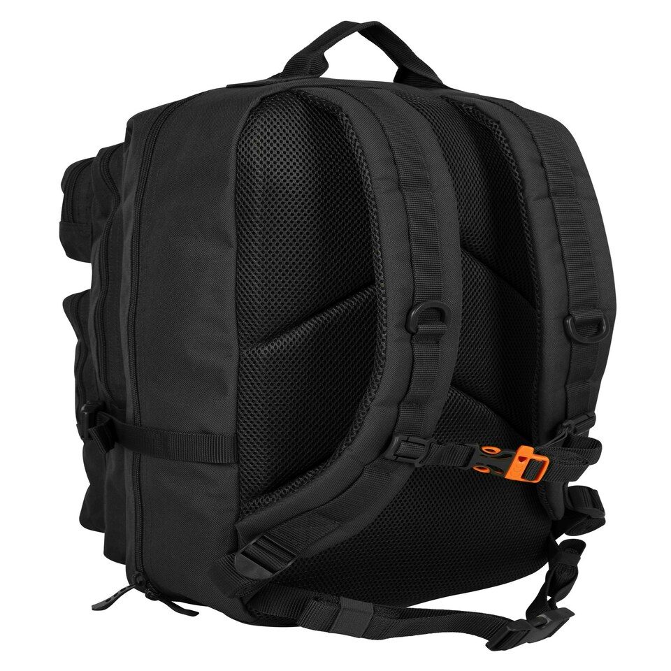image 1 of Mountain Warehouse Legion Backpack Comfortable Everyday Rucksack Laptop Bag Black