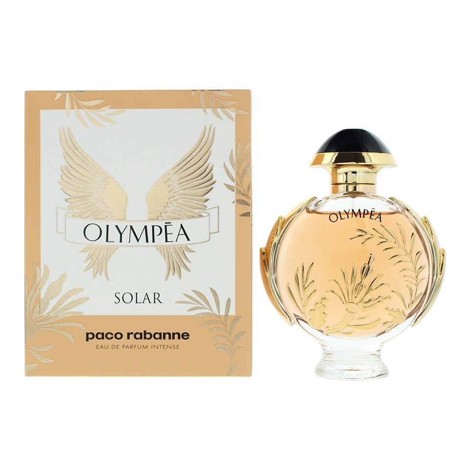 image 1 of Paco Rabanne Olympea Solar Intense Eau de Parfum 80ml Spray for Her | Gold | Multi | 80ml